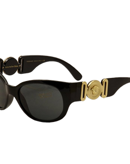 Versace VE4265 Sunglasses GB1 87 Black (Gray) 57mm